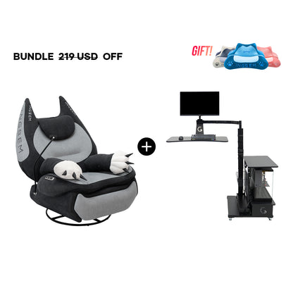 Fat Cat Sofa + Floating table（For US Customers Only）