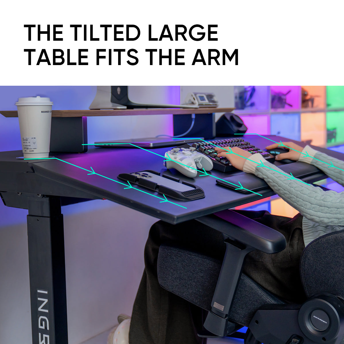 【For US Customers Only】Bat Cat Sofa+Tilt-adjustable desk