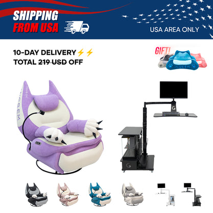 【For US Customers Only 10-Day Delivery⚡️⚡️】Power smart Sofa Recliner+Floating table