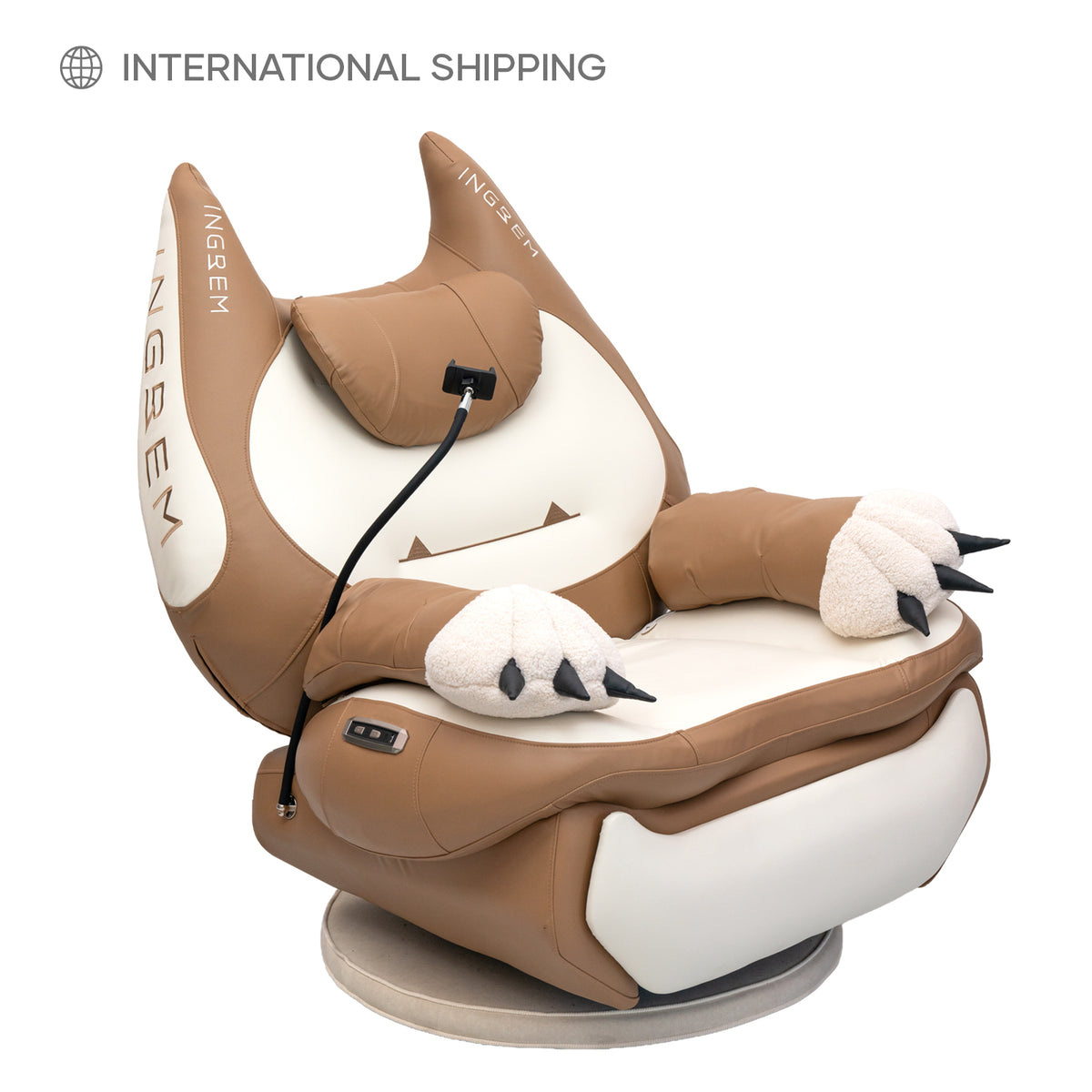 Super Leather Fat Cat Power Recliner