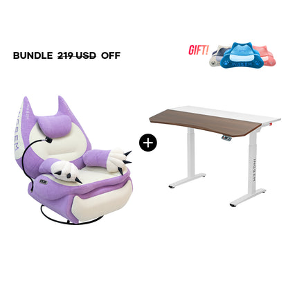 Fat Cat Recliner + Tilt Desk Bundle