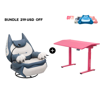Fat Cat Recliner + Tilt Desk Bundle