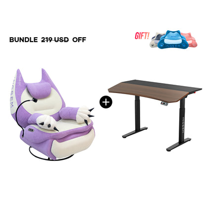 Fat Cat Recliner + Tilt Desk Bundle