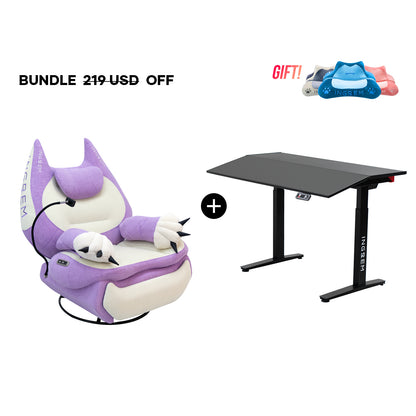 Fat Cat Recliner + Tilt Desk Bundle