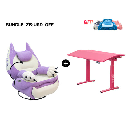 Fat Cat Recliner + Tilt Desk Bundle