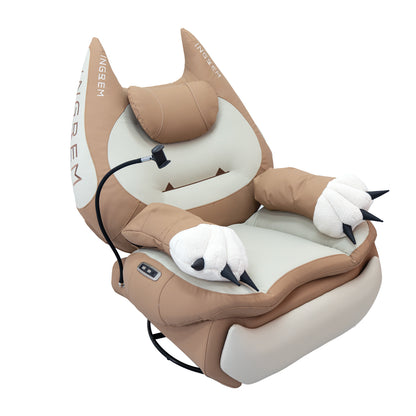 INGREM Super Leather Fat Cat Power Recliner