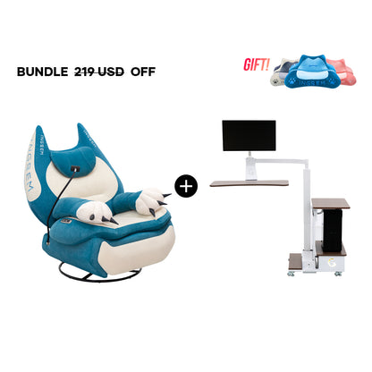 Fat Cat Sofa + Floating table（For US Customers Only）