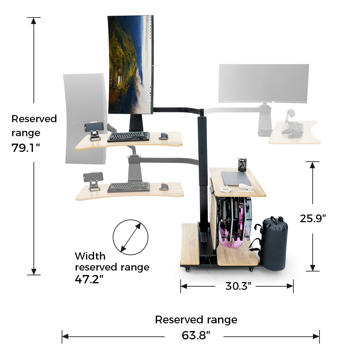 INGREM STAND TABLE.