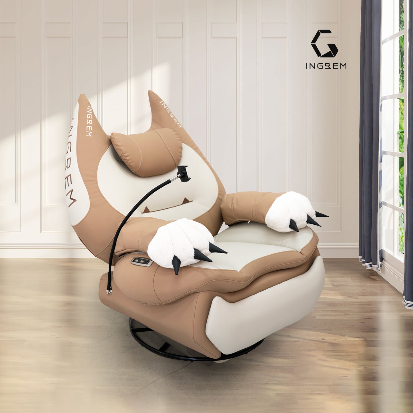【Shipping from US warehouse】super leather fat cat recliner