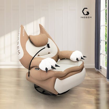 【For US Customers Only】super leather fat cat recliner
