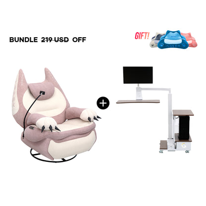 Fat Cat Sofa + Floating table（For US Customers Only）