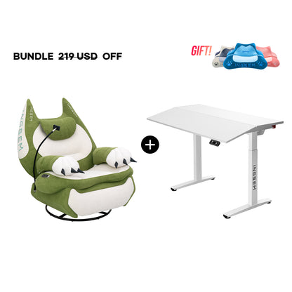 Fat Cat Recliner + Tilt Desk Bundle