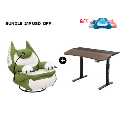Fat Cat Recliner + Tilt Desk Bundle