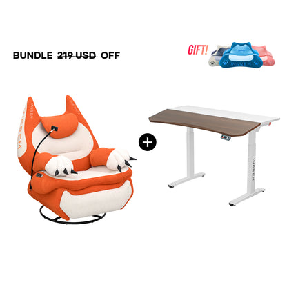 Fat Cat Recliner + Tilt Desk Bundle