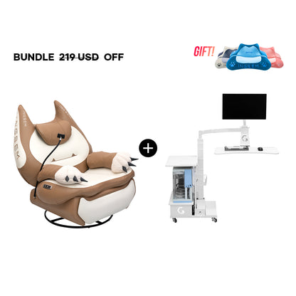Fat Cat Sofa + Floating table（For US Customers Only）