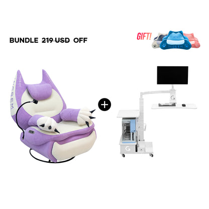 Fat Cat Sofa + Floating table（For US Customers Only）
