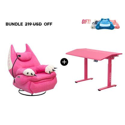Fat Cat Recliner + Tilt Desk Bundle