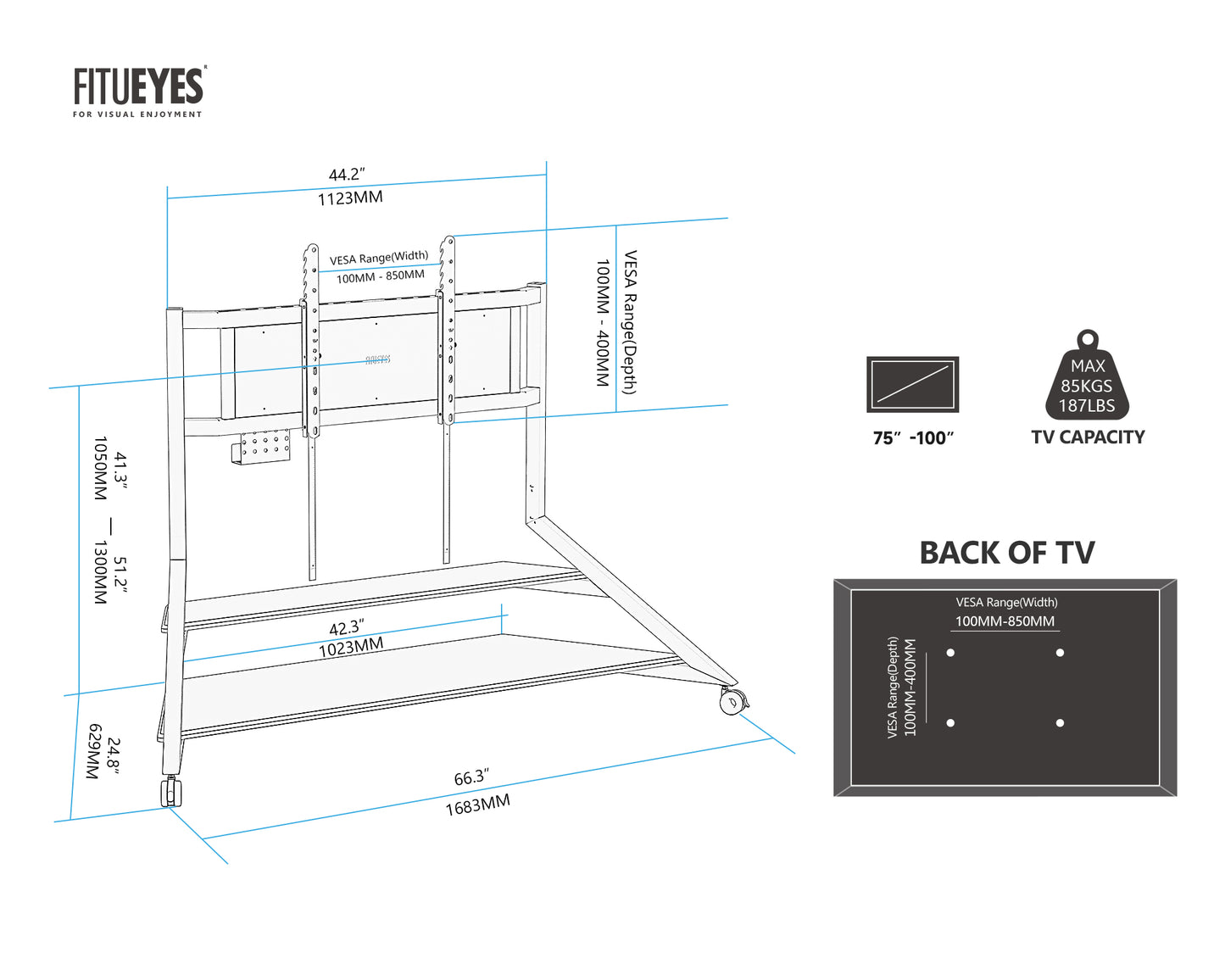 TV stand 55-100 INCHES