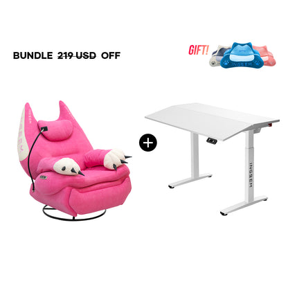 Fat Cat Recliner + Tilt Desk Bundle
