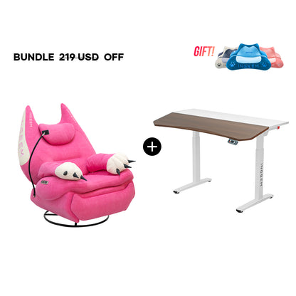 Fat Cat Recliner + Tilt Desk Bundle