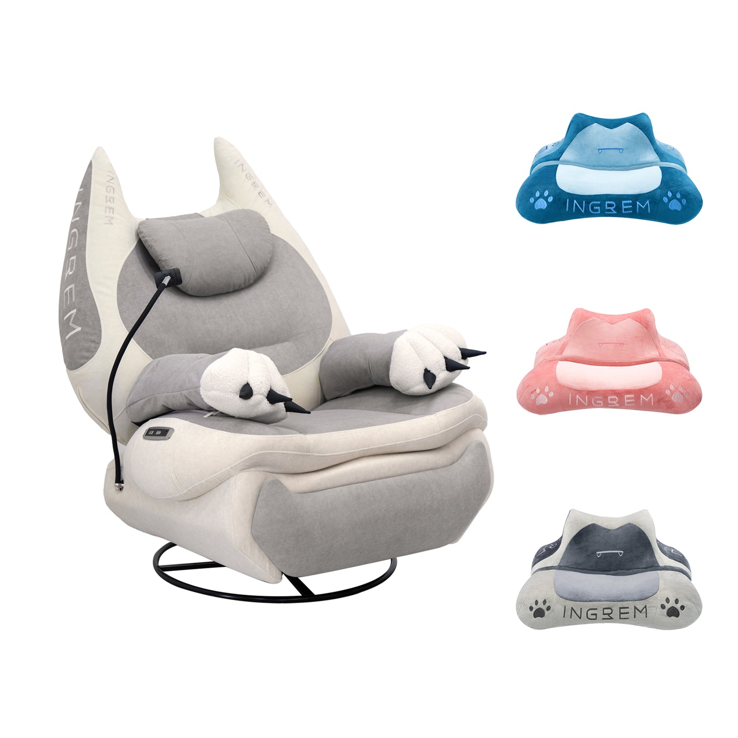 Fat Cat Power Recliner+ Fat cat pillow