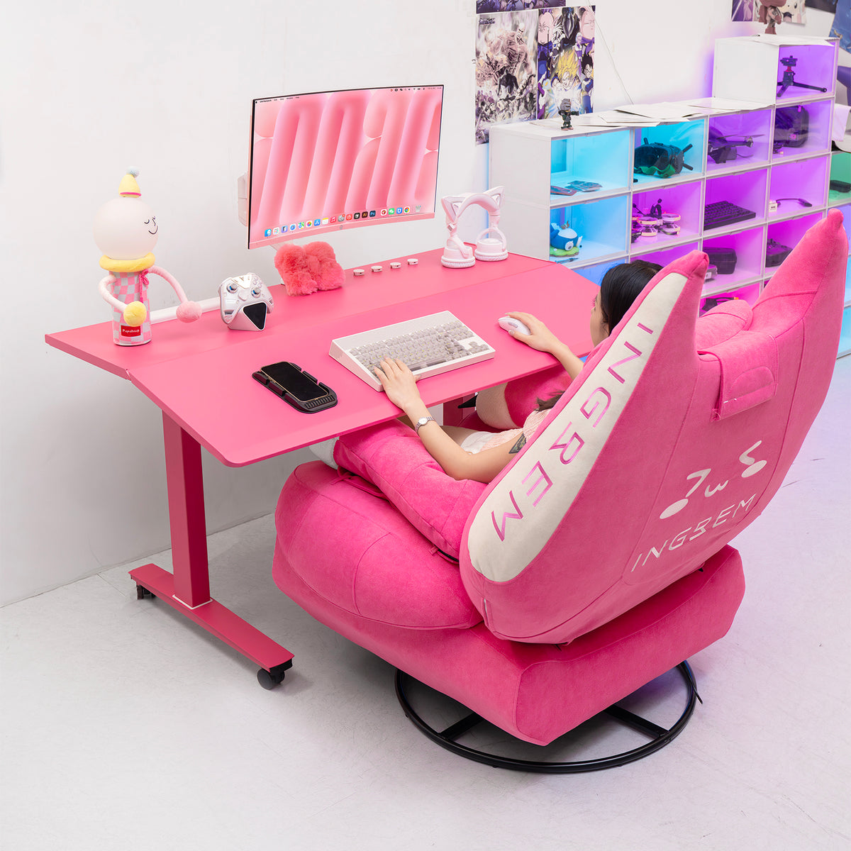 Fat Cat Recliner + Tilt Desk Bundle