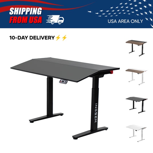 【For US Customers Only】Tilt-adjustable desk