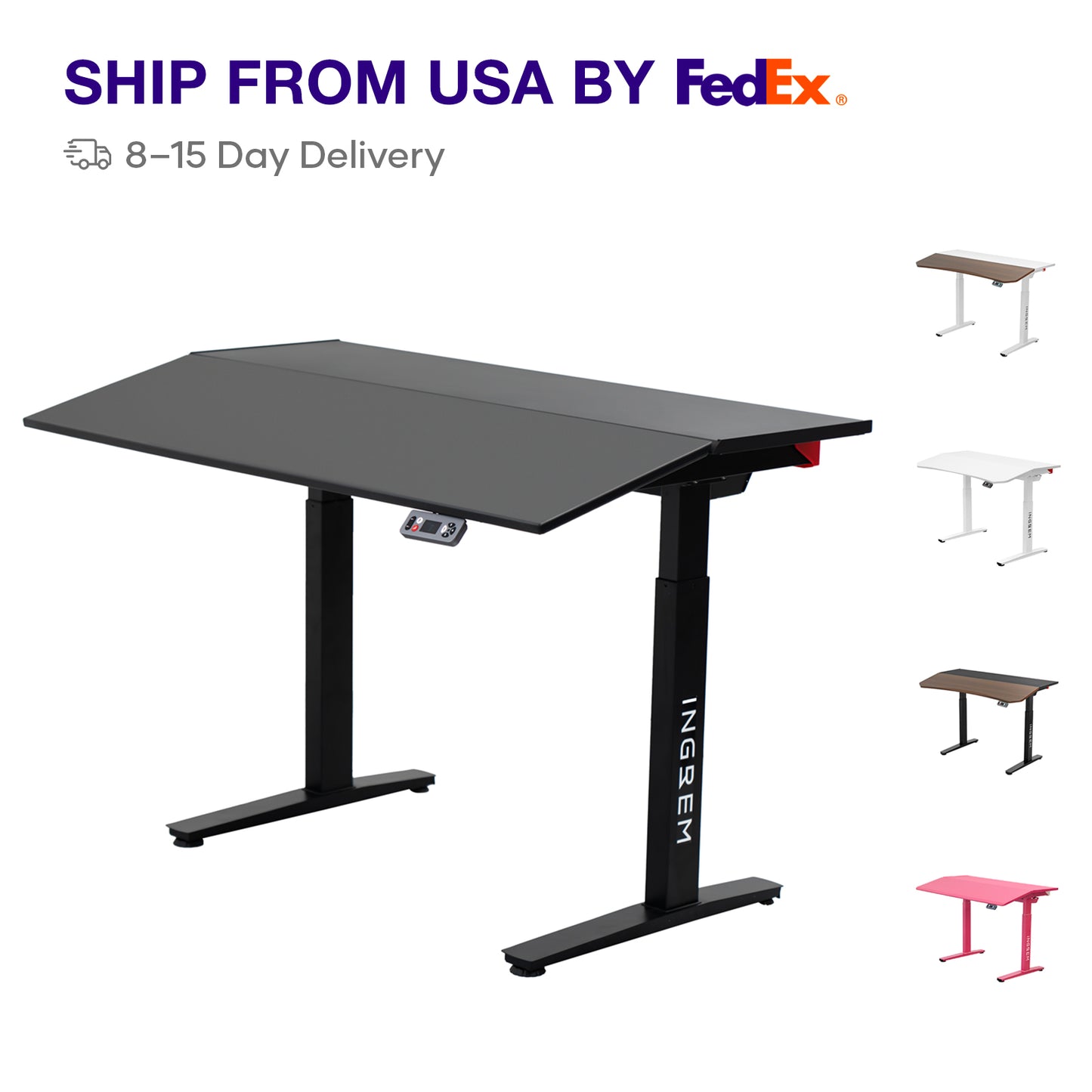 Tilt-adjustable desk【For US Customers Only】