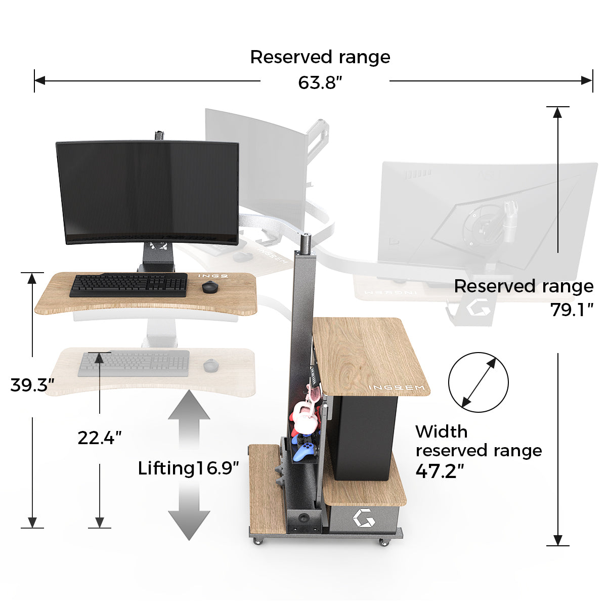 Floating table