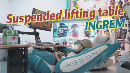 Fat Cat Recliner + Floating Desk Bundle